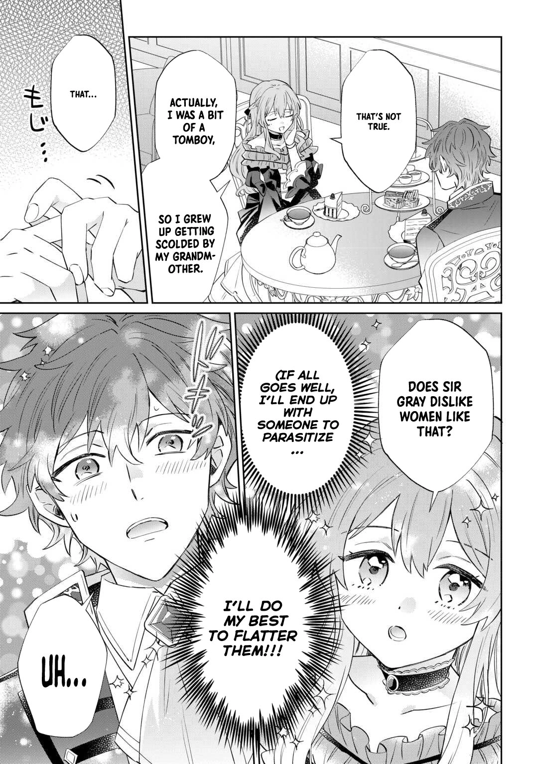 Since I was born a noble lady, I want to live my long-desired lazy NEET life. Chapter 1 Page 11